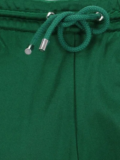 Loewe Dark Green Cotton Pants With Elasticated Waistband In Green