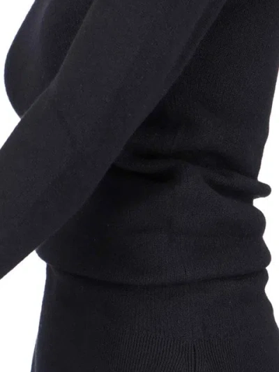 Loewe Women Knitted Dress "queenstown" In Black