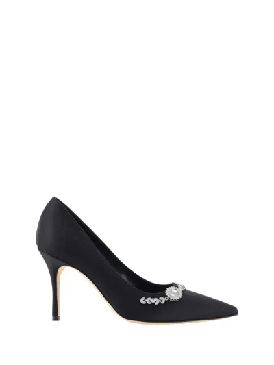 Shop Manolo Blahnik Pumps In Black