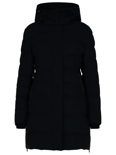 Moose Knuckles Watershed 3 Parka Coat In Black