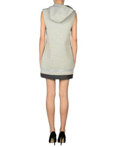 Shop Alexander Wang T Short Dress In Light Grey