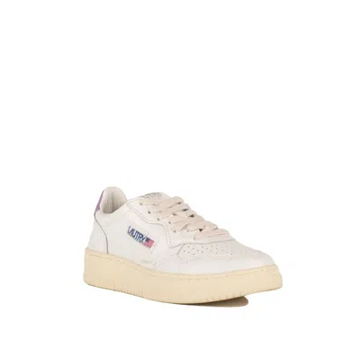Autry Sneakers In White/lilac