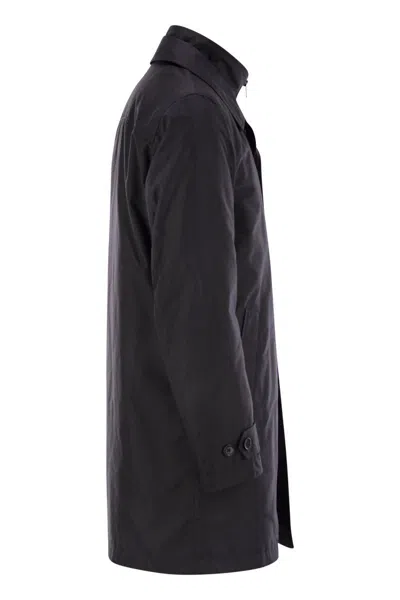 Fay Blue Nylon Morning Raincoat