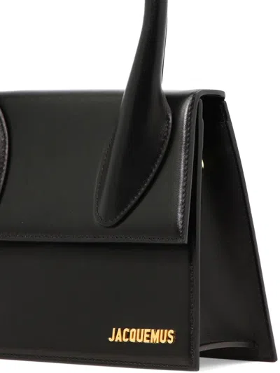 Jacquemus Small Handle And Removable Shoulder Strap In Black