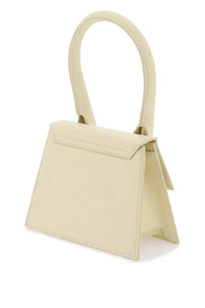Jacquemus Le Chiquito Moyen Ivory Handbag In Neutro