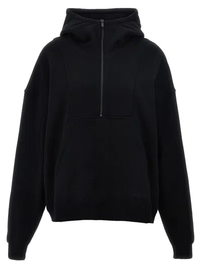 Saint Laurent Camionneur Molleton Hoodie In Black
