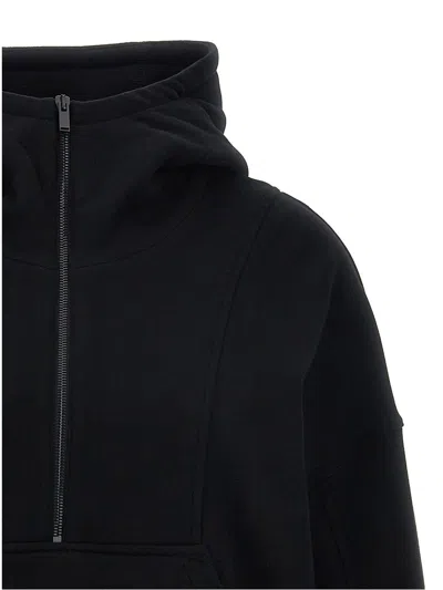 Saint Laurent Camionneur Molleton Hoodie In Black