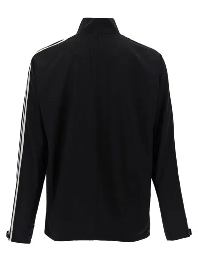 Y-3 Zip-up Logo Sweatshirt In Black