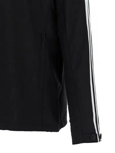 Y-3 Zip-up Logo Sweatshirt In Black