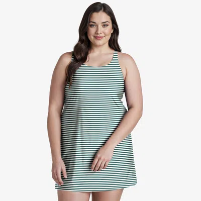 Calypsa Women's Lexi Tankini Swim Tunic In Multi