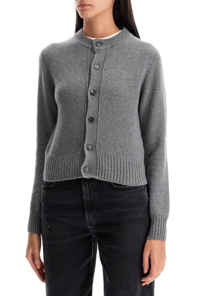 Shop Ami Alexandre Matiussi Cashmere Crewneck Cardigan