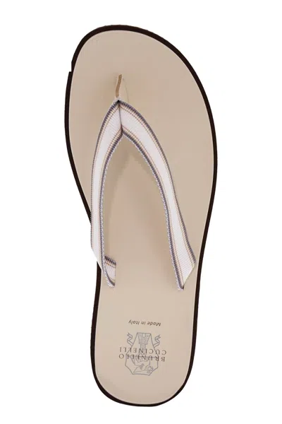 Brunello Cucinelli Rubber Flip-flop Slides