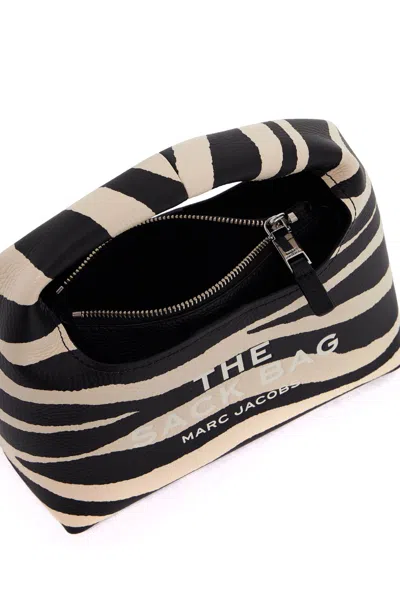 Shop Marc Jacobs The Zebra Leather Mini Sack Bag