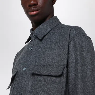 Xacus Wool-blend Buttoned Shirt