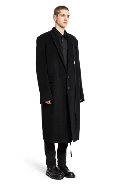 Ann Demeulemeester Felix Long High Comfort Tailored Jacket In Black