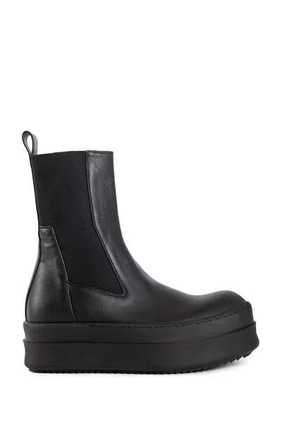 Rick Owens Woman Ankle Boots Black Size 6 Leather In Black
