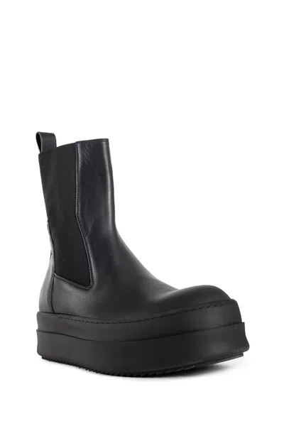 Rick Owens Woman Ankle Boots Black Size 6 Leather In Black