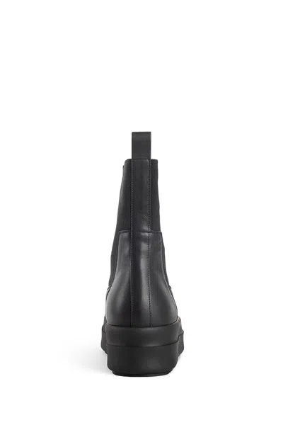 Rick Owens Woman Ankle Boots Black Size 6 Leather In Black