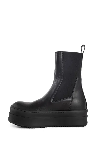 Rick Owens Woman Ankle Boots Black Size 6 Leather In Black