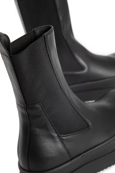 Rick Owens Woman Ankle Boots Black Size 6 Leather In Black