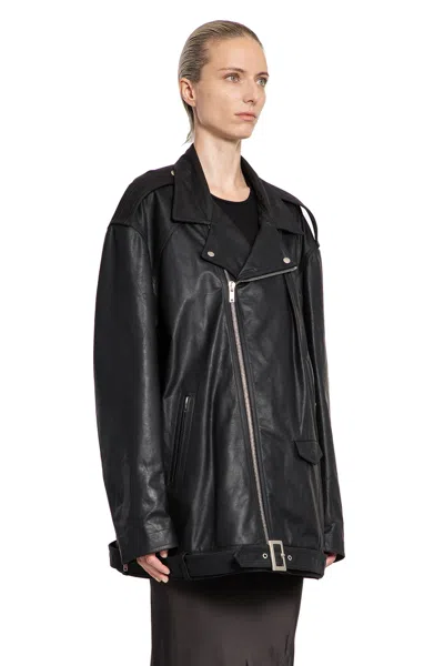 Rick Owens Jumbo Luke Stooges Jacket In Black