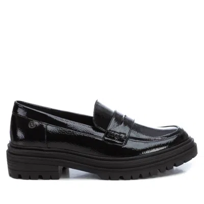 Xti Patent Leather Chunky Loafer In Black