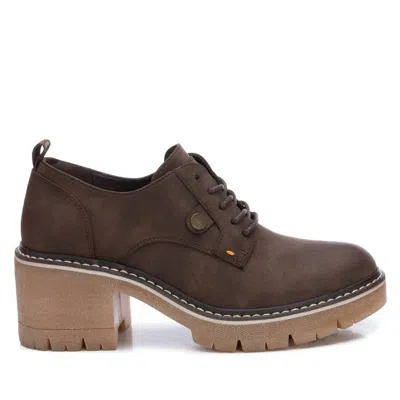 Xti Women's Lace-up Moccasin In Brown In Brown