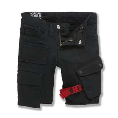 Jordan Craig Men's Travis Cargo Shorts In Black In Black