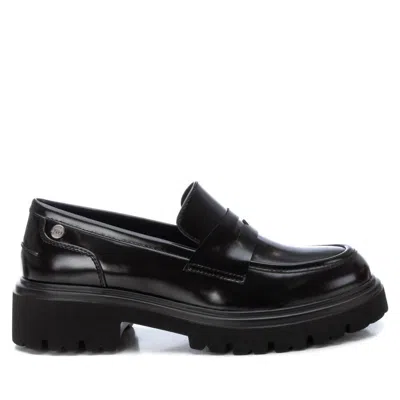Xti Patent Leather Chunky Loafer In Black