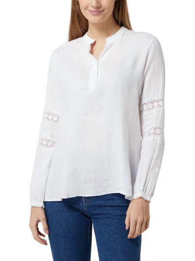 0039 Italy Janice Eve Blouse In White In White