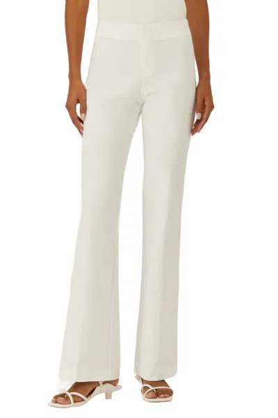 Ecru Lafayette Trouser In White In White