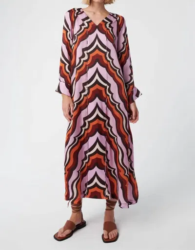 Chufy Phoenix Midi Dress In Multi