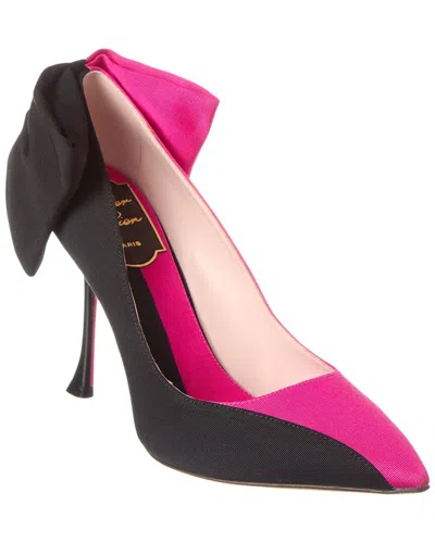 Roger Vivier Canvas Pump In Pink