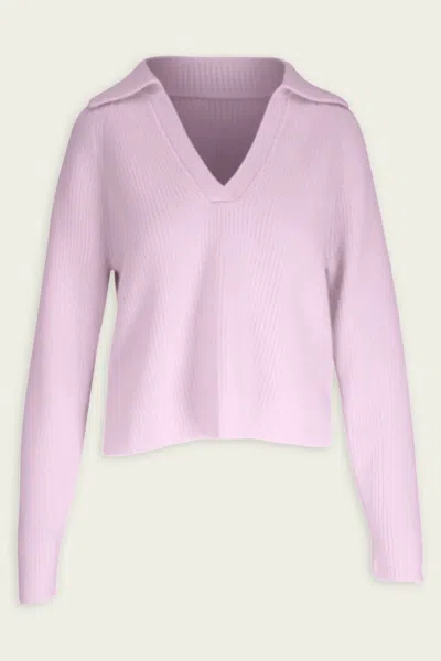 Simkhai Lopez Polo Sweater In Sakura