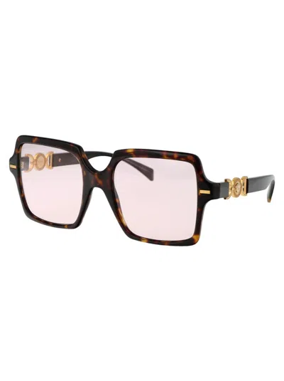 Versace 0ve4441 Sunglasses In 108/p5 Havana