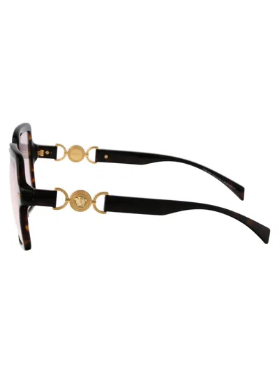 Versace 0ve4441 Sunglasses In 108/p5 Havana