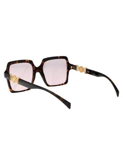 Versace 0ve4441 Sunglasses In 108/p5 Havana