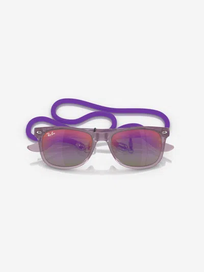Ray Ban Ray-ban Girls Wayfarer Sunglasses In Purple