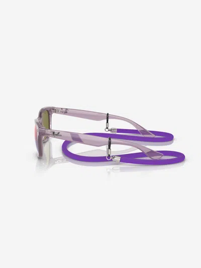 Ray Ban Ray-ban Girls Wayfarer Sunglasses In Purple