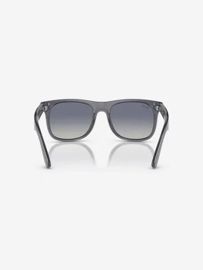 Ray Ban Ray-ban Kids' Junior Justin 48mm Gradient Small Square Sunglasses In Blue