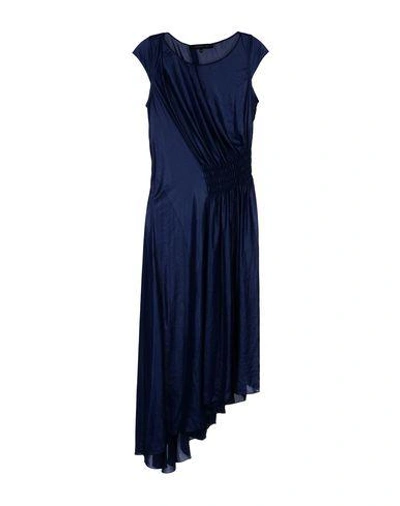 Shop Barbara Bui Midi Dress In Blue