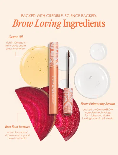 Grande Cosmetics Grandebrow 2-in-1 In Dark