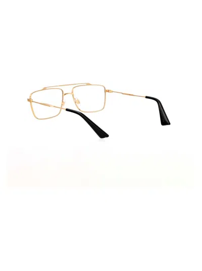 Dolce & Gabbana Dolce  Gabbana Eyewear Rectangle Frame Glasses In 1311 Gold/matte Black