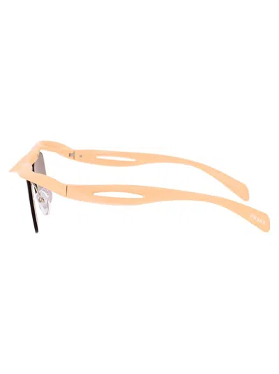 Prada Morph Square-frame Sunglasses In 18q4i2 Peach
