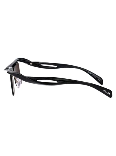 Prada 0pr A15s Sunglasses In 1ab8c1 Black