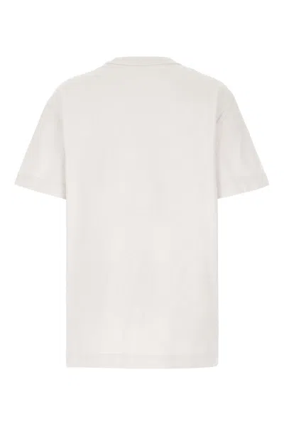 Alexander Wang Marathon Print Cotton Crew-neck T-shirt In White