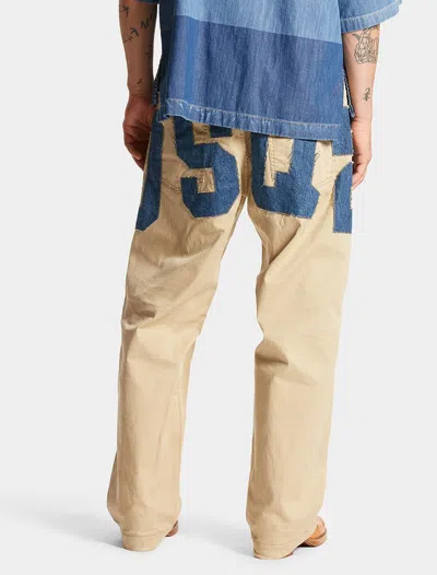 Dsquared2 Stone Cotton Pants In Beige