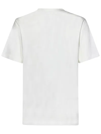 Rabanne Embellished Logo Regular T-shirt In White