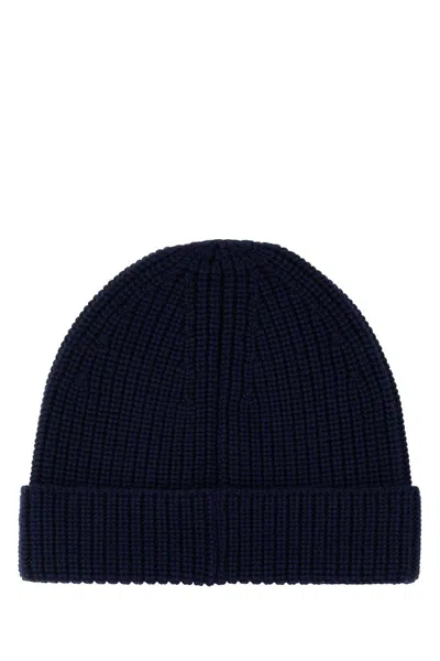 Valentino Garavani Valentino Vlogo Knitted Beanie In Black