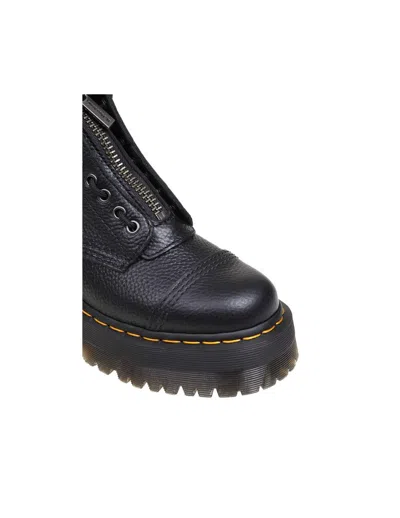 Shop Dr. Martens' Dr. Martens Amphibian In Nappa Leather In Black